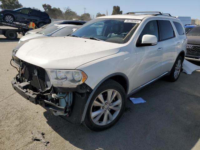 1C4SDHDT8CC117022 - 2012 DODGE DURANGO CREW WHITE photo 1