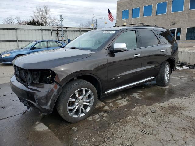 1C4SDJET7HC675540 - 2017 DODGE DURANGO CITADEL BROWN photo 1