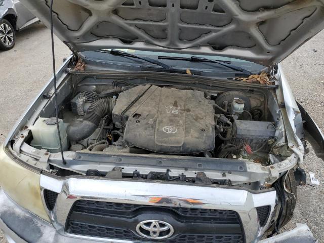 5TFJU4GN6BX006736 - 2011 TOYOTA TACOMA DOUBLE CAB PRERUNNER SILVER photo 11