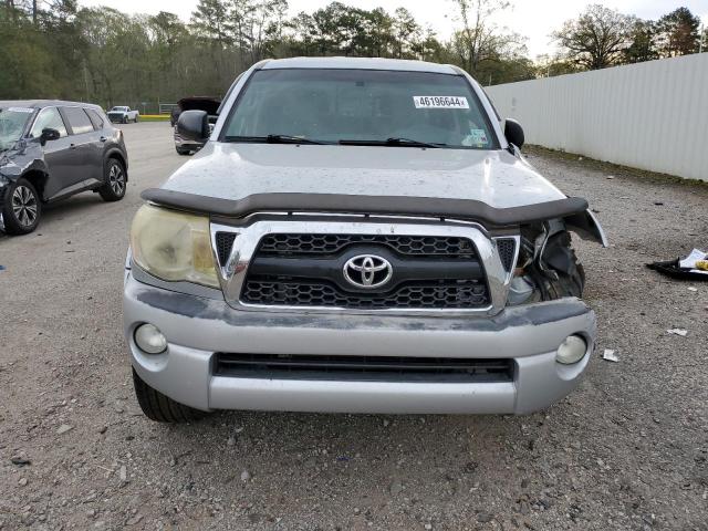 5TFJU4GN6BX006736 - 2011 TOYOTA TACOMA DOUBLE CAB PRERUNNER SILVER photo 5