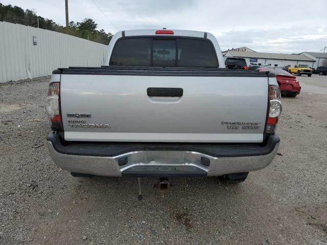 5TFJU4GN6BX006736 - 2011 TOYOTA TACOMA DOUBLE CAB PRERUNNER SILVER photo 6