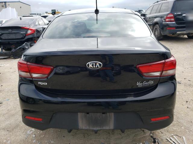 3KPA24AB4JE079946 - 2018 KIA RIO LX BLACK photo 6