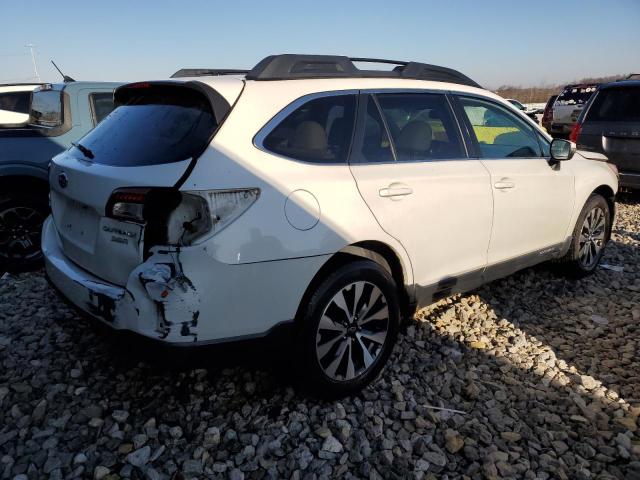 4S4BSENC0F3218655 - 2015 SUBARU OUTBACK 3.6R LIMITED WHITE photo 3