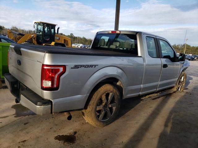 1FTEX1CP7GFA57996 - 2016 FORD F150 SUPER CAB SILVER photo 3