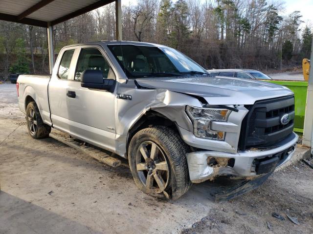 1FTEX1CP7GFA57996 - 2016 FORD F150 SUPER CAB SILVER photo 4