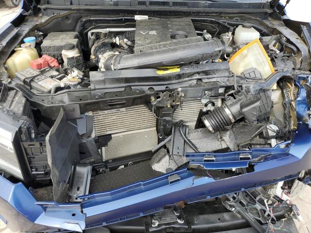 1N6ED1EK5NN600496 - 2022 NISSAN FRONTIER S BLUE photo 11