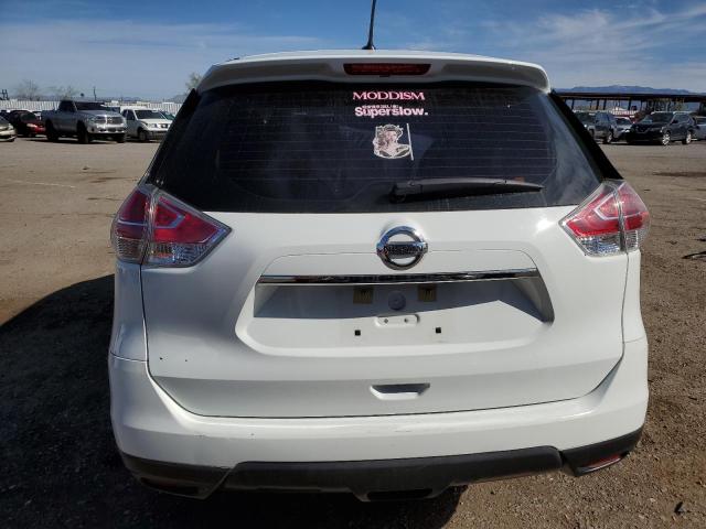 KNMAT2MV1GP675452 - 2016 NISSAN ROGUE S WHITE photo 6