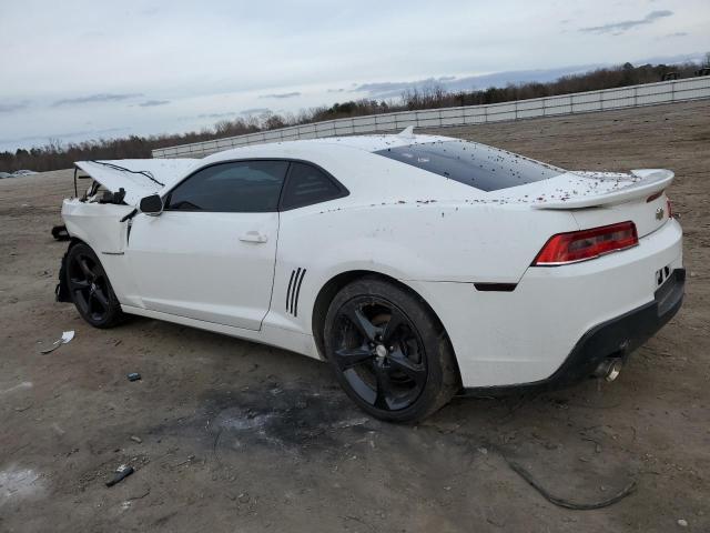 2G1FB1E31E9183296 - 2014 CHEVROLET CAMARO LT WHITE photo 2