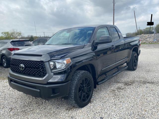 5TFRM5F19KX141877 - 2019 TOYOTA TUNDRA DOUBLE CAB SR/SR5 BLACK photo 2