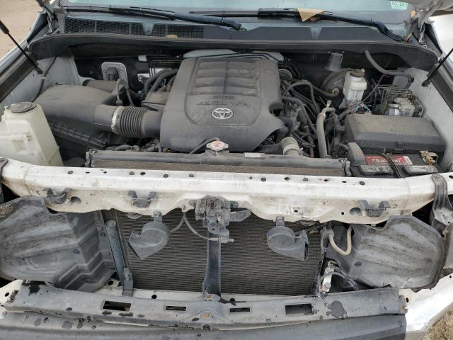 5TFRM5F18KX135567 - 2019 TOYOTA TUNDRA DOUBLE CAB SR/SR5 WHITE photo 11