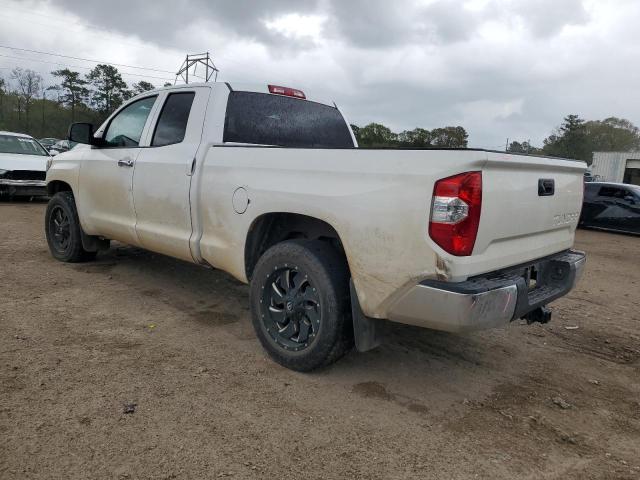 5TFRM5F18KX135567 - 2019 TOYOTA TUNDRA DOUBLE CAB SR/SR5 WHITE photo 2