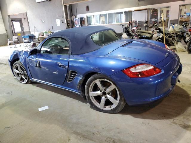 WP0CA29828U711041 - 2008 PORSCHE BOXSTER BLUE photo 2