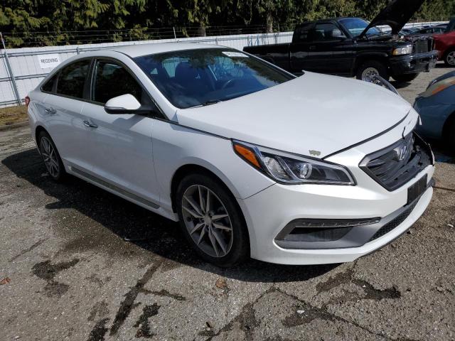 5NPE34AB4FH188716 - 2015 HYUNDAI SONATA SPORT WHITE photo 4