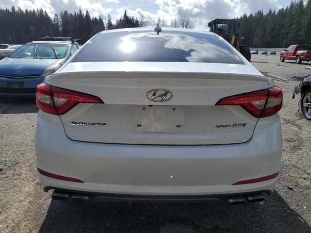 5NPE34AB4FH188716 - 2015 HYUNDAI SONATA SPORT WHITE photo 6