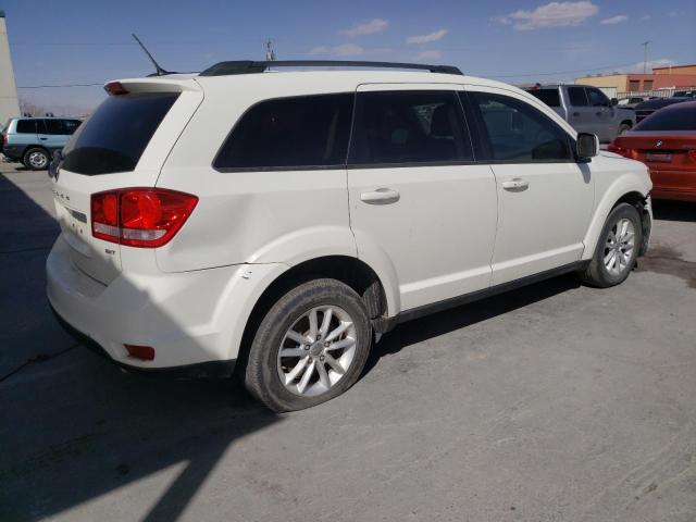 3C4PDDBGXET112948 - 2014 DODGE JOURNEY SXT WHITE photo 3