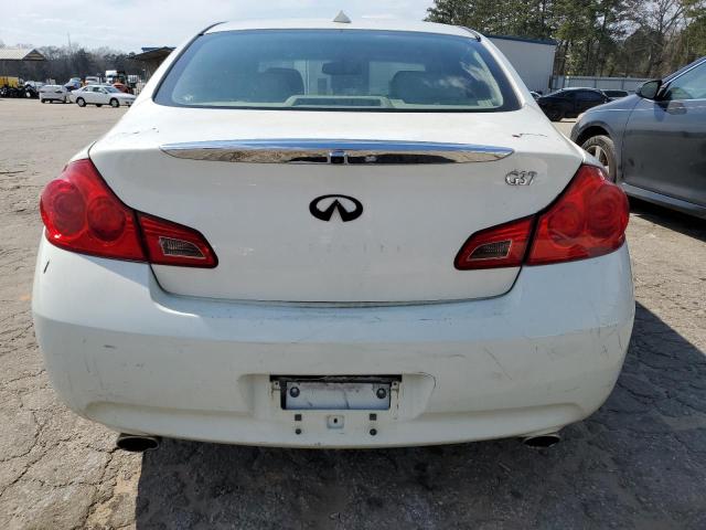 JNKCV61F89M354504 - 2009 INFINITI G37 WHITE photo 6