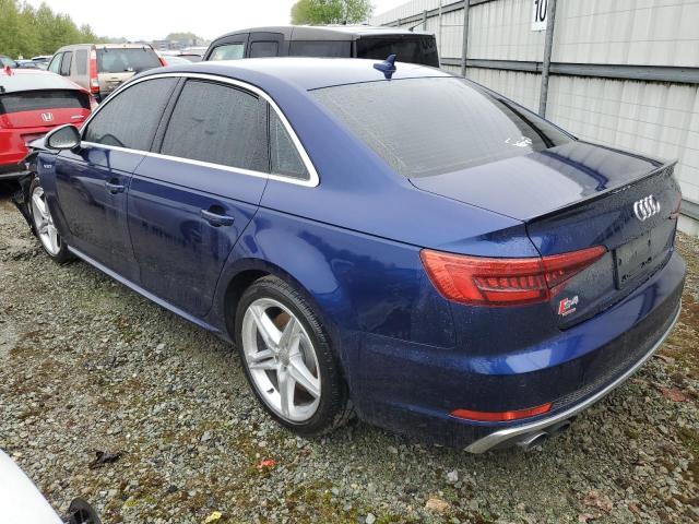 WAUC4AF4XJA001392 - 2018 AUDI S4 PRESTIGE BLUE photo 2