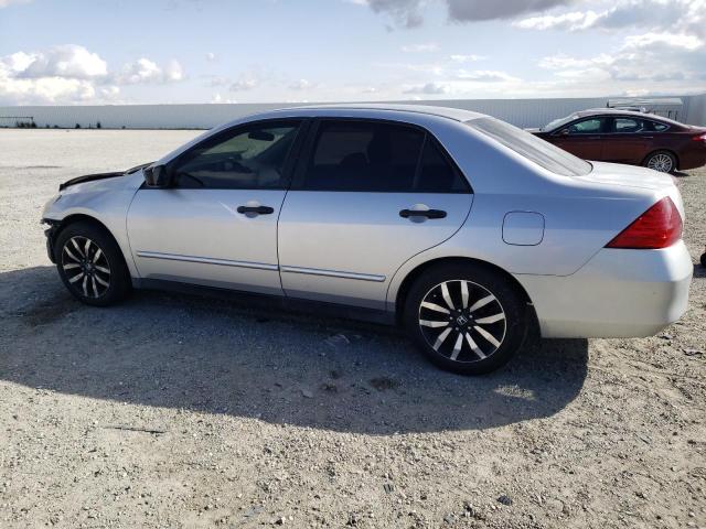 JHMCM56127C006128 - 2007 HONDA ACCORD VALUE SILVER photo 2