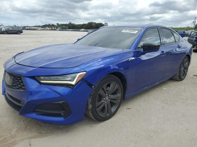 19UUB5F56MA004051 - 2021 ACURA TLX TECH A BLUE photo 1
