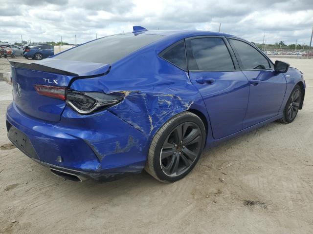 19UUB5F56MA004051 - 2021 ACURA TLX TECH A BLUE photo 3