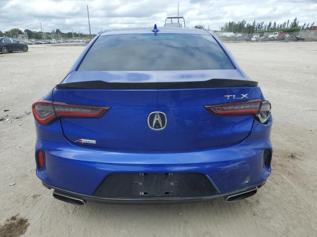 19UUB5F56MA004051 - 2021 ACURA TLX TECH A BLUE photo 6