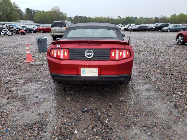 1ZVBP8FF1C5278165 - 2012 FORD MUSTANG GT BURGUNDY photo 6