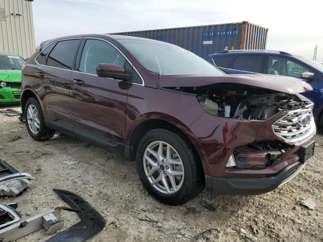 2FMPK4J93NBA70252 - 2022 FORD EDGE SEL BURGUNDY photo 4