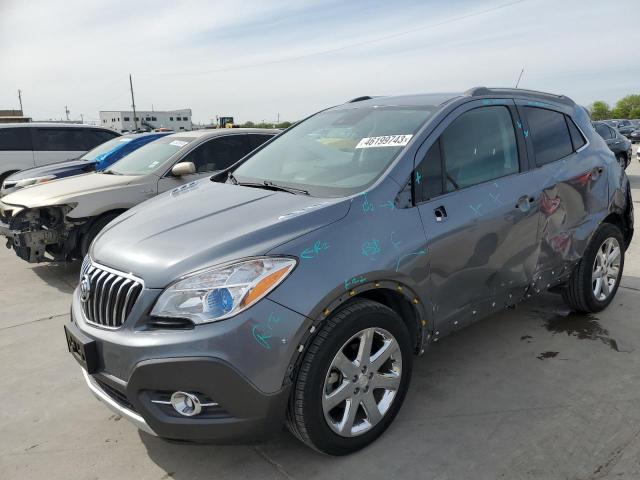 KL4CJDSB1EB700809 - 2014 BUICK ENCORE PREMIUM GRAY photo 1