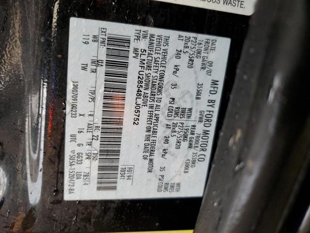 5LMFU28548LJ05752 - 2008 LINCOLN NAVIGATOR შავი ფოტო 13