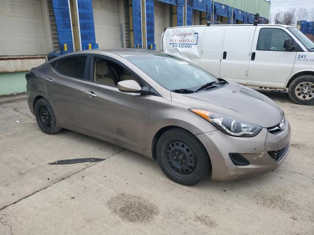 5NPDH4AE0DH213468 - 2013 HYUNDAI ELANTRA GLS TAN photo 4