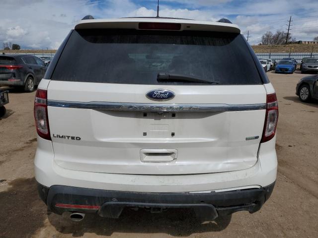 1FM5K8F83FGB24917 - 2015 FORD EXPLORER LIMITED WHITE photo 6