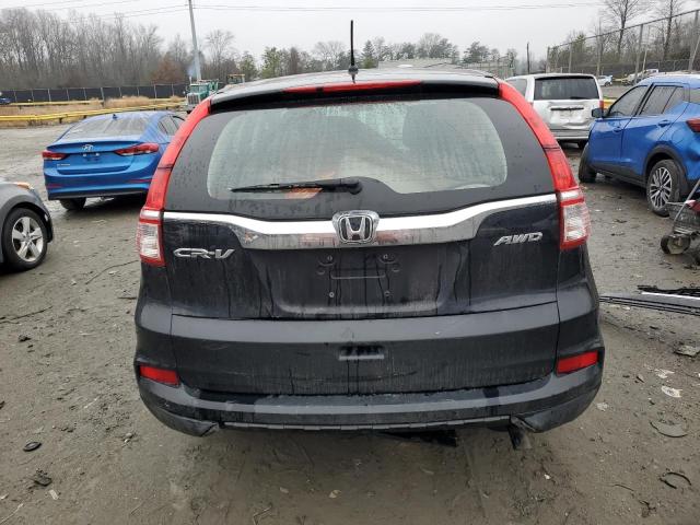 2HKRM4H34GH638279 - 2016 HONDA CR-V LX BLACK photo 6