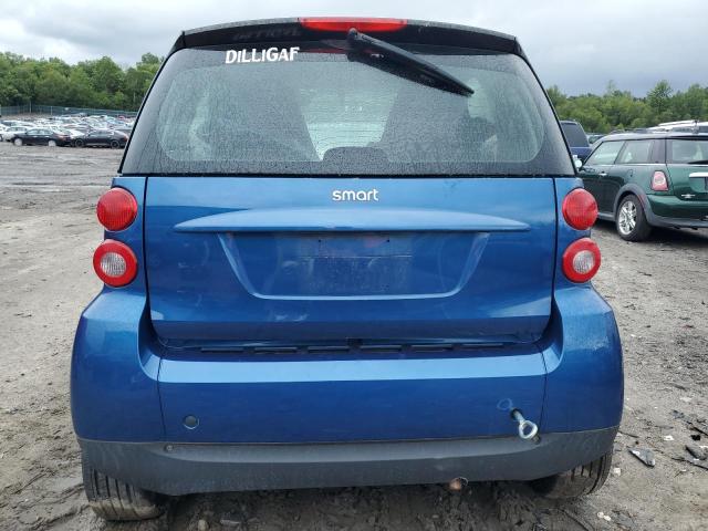 WMEEJ31X18K189940 - 2008 SMART FORTWO PURE BLUE photo 6