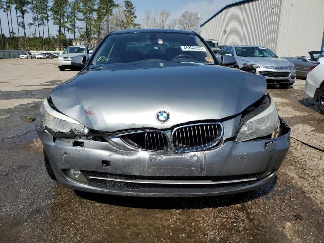 WBANU5C5XAC460925 - 2010 BMW 528 I GRAY photo 5