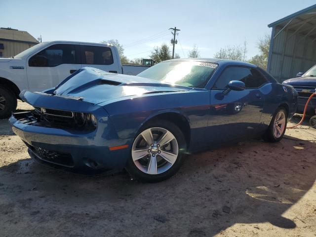 2C3CDZAG4PH518303 - 2023 DODGE CHALLENGER SXT BLUE photo 1