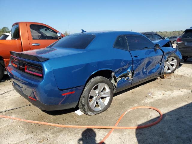 2C3CDZAG4PH518303 - 2023 DODGE CHALLENGER SXT BLUE photo 3