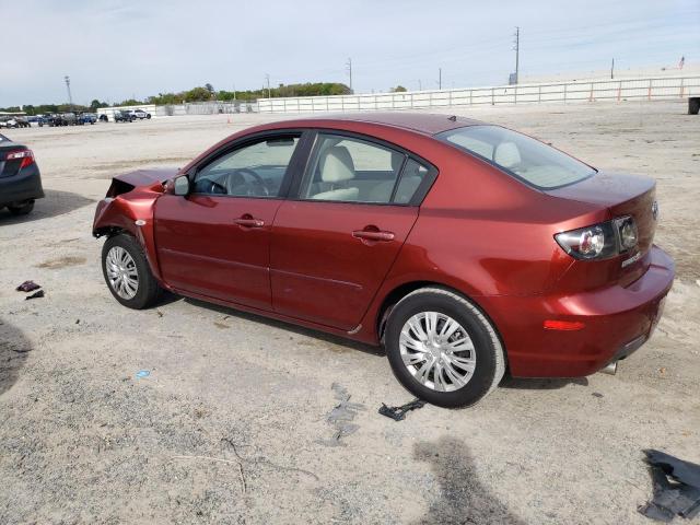 JM1BK32F691217372 - 2009 MAZDA 3 I BURGUNDY photo 2