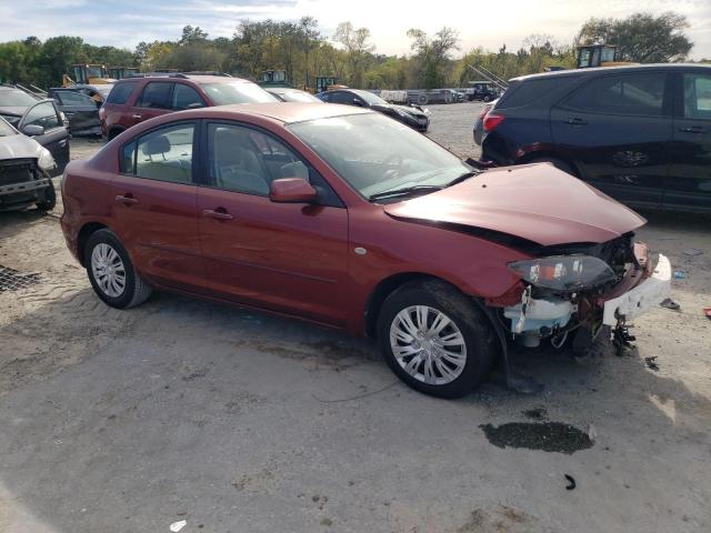 JM1BK32F691217372 - 2009 MAZDA 3 I BURGUNDY photo 4