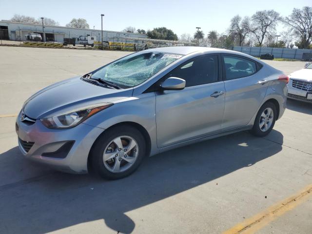 5NPDH4AEXFH584334 - 2015 HYUNDAI ELANTRA SE SILVER photo 1