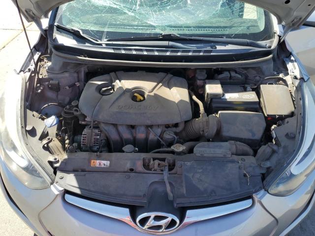 5NPDH4AEXFH584334 - 2015 HYUNDAI ELANTRA SE SILVER photo 11