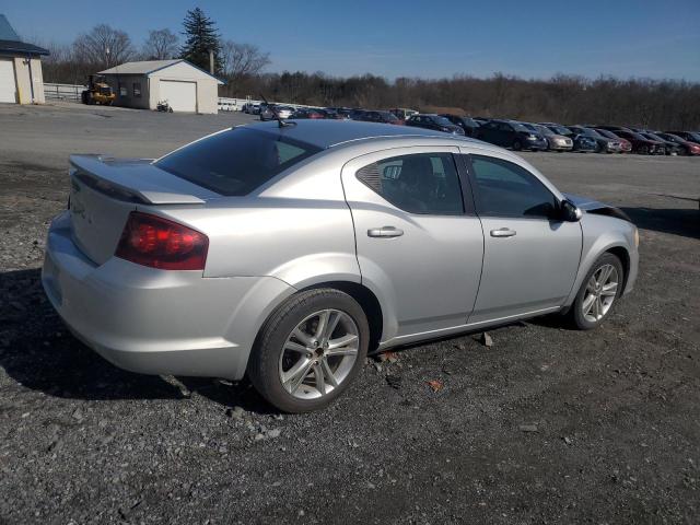 1C3CDZEG2CN122933 - 2012 DODGE AVENGER SXT SILVER photo 3