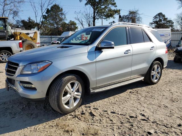 4JGDA5HBXFA604431 - 2015 MERCEDES-BENZ ML 350 4MATIC SILVER photo 1