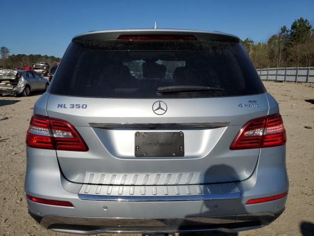 4JGDA5HBXFA604431 - 2015 MERCEDES-BENZ ML 350 4MATIC SILVER photo 6