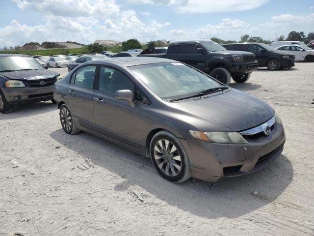 19XFA16949E015382 - 2009 HONDA CIVIC EXL GRAY photo 4