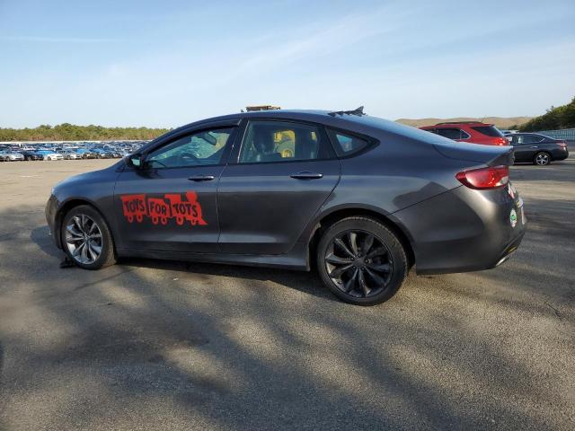 1C3CCCDGXFN678526 - 2015 CHRYSLER 200 S GRAY photo 2