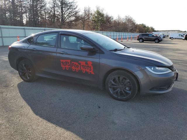 1C3CCCDGXFN678526 - 2015 CHRYSLER 200 S GRAY photo 4