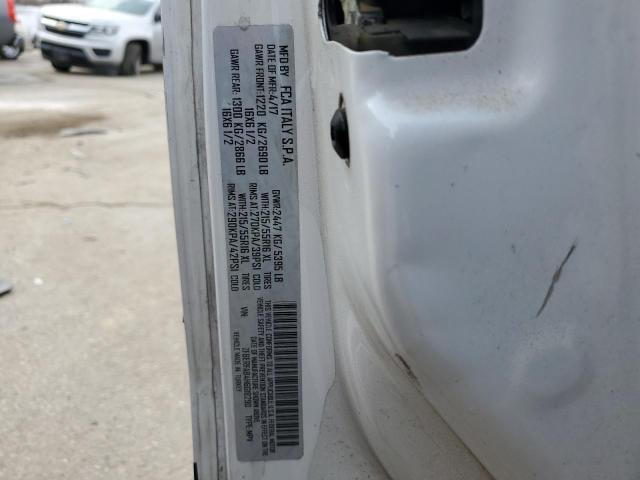 ZFBERFAB4H6G18290 - 2017 RAM PROMASTER WHITE photo 13