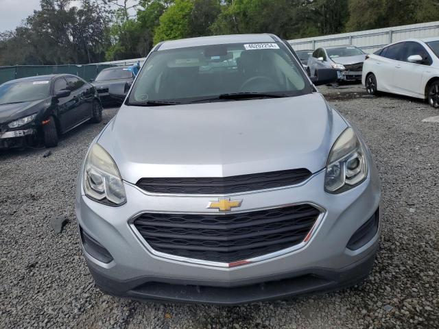 2GNALBEK7G6150567 - 2016 CHEVROLET EQUINOX LS SILVER photo 5