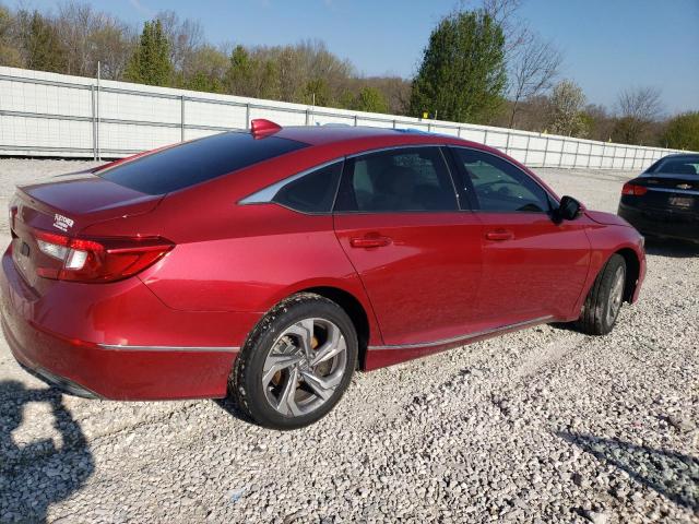 1HGCV1F56JA238536 - 2018 HONDA ACCORD EXL RED photo 3