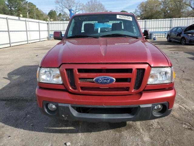 1FTKR4EE7APA77449 - 2010 FORD RANGER SUPER CAB RED photo 5